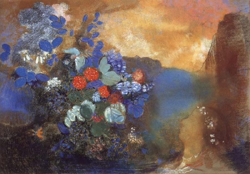 Odilon Redon Ophelia Among the Flowers china oil painting image